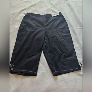 Croft & Barrow Black Capri Pants